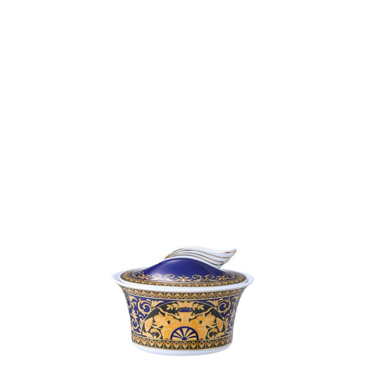 Versace meets Rosenthal Medusa Blue Sugar bowl
