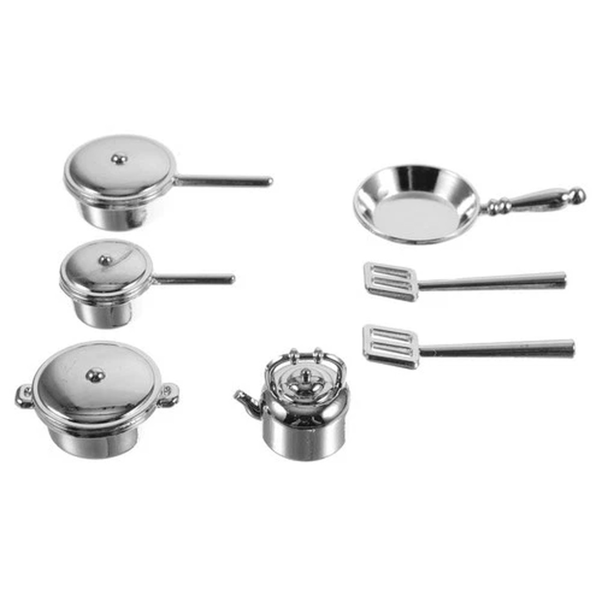 10 Pcs Mini Kitchen Furniture and Utensils Doll House Accessories