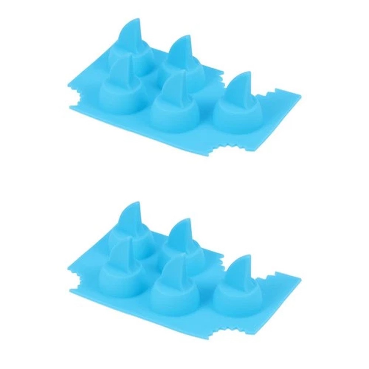 2 Pack Ice Maker Tray Shark Kitchen Accessories Fun Shaped Cube Trays