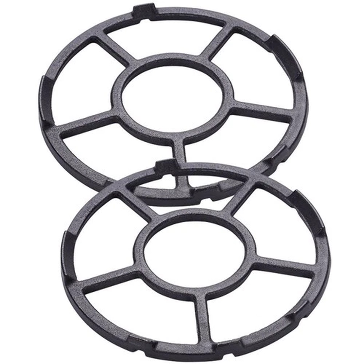2Pcs Kitchen Gas Stove Rack Cast Iron Anti Slip Wok Ring Stove Accessories