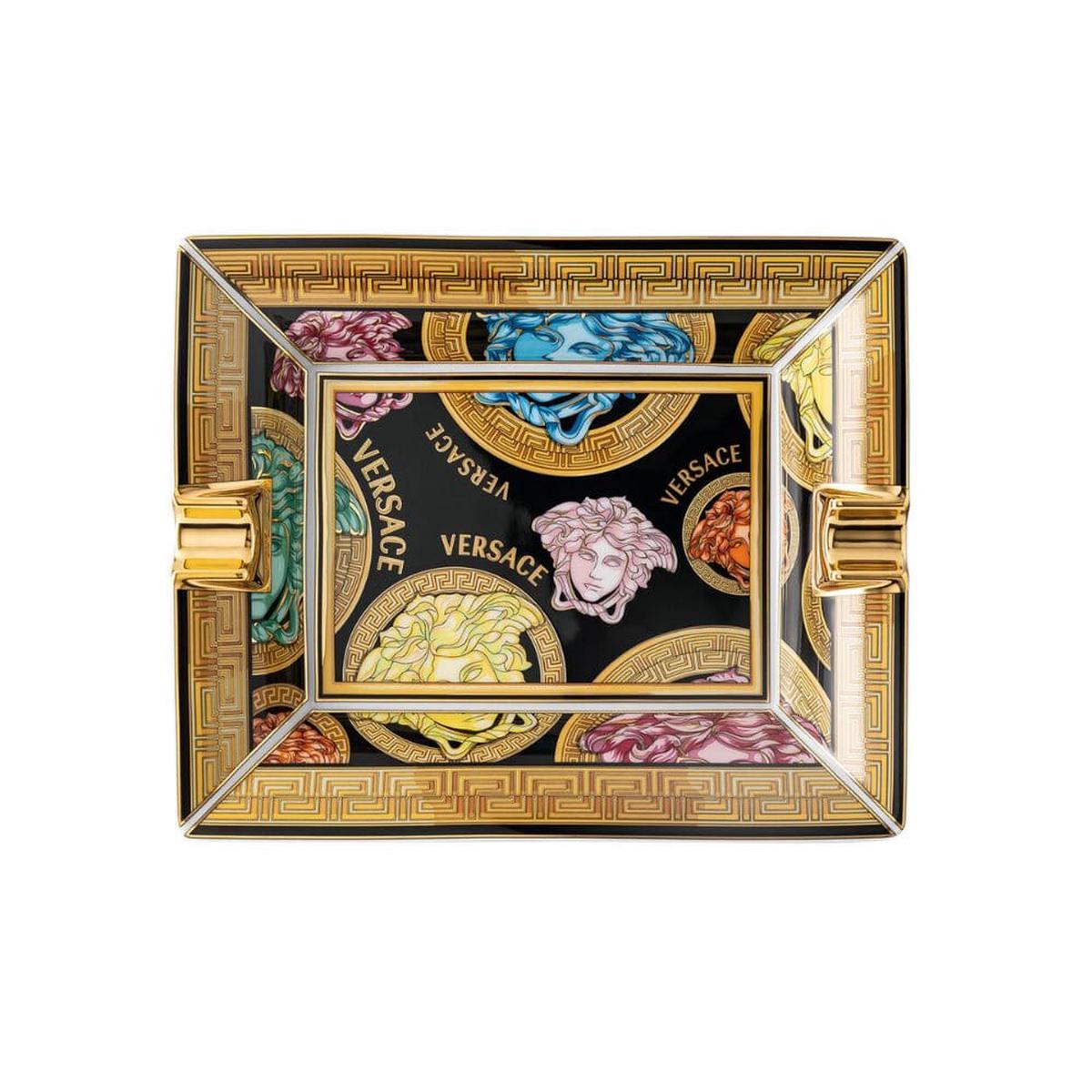 Versace meets Rosenthal Medusa Amplified Multicolour ashtray 16 cm.