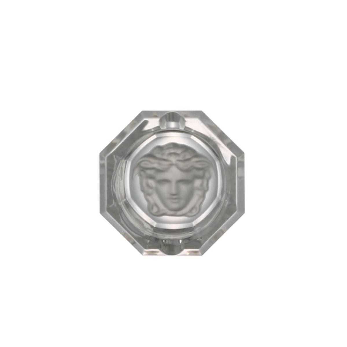 Versace meets Rosenthal Medusa Crystal Lumiere ashtray diam. 8 cm