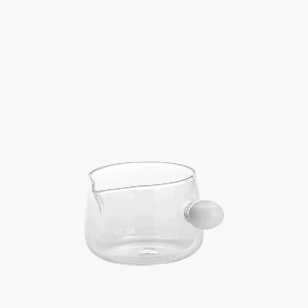 Zafferano Bilia glass creamer white 12 cl - 4 oz