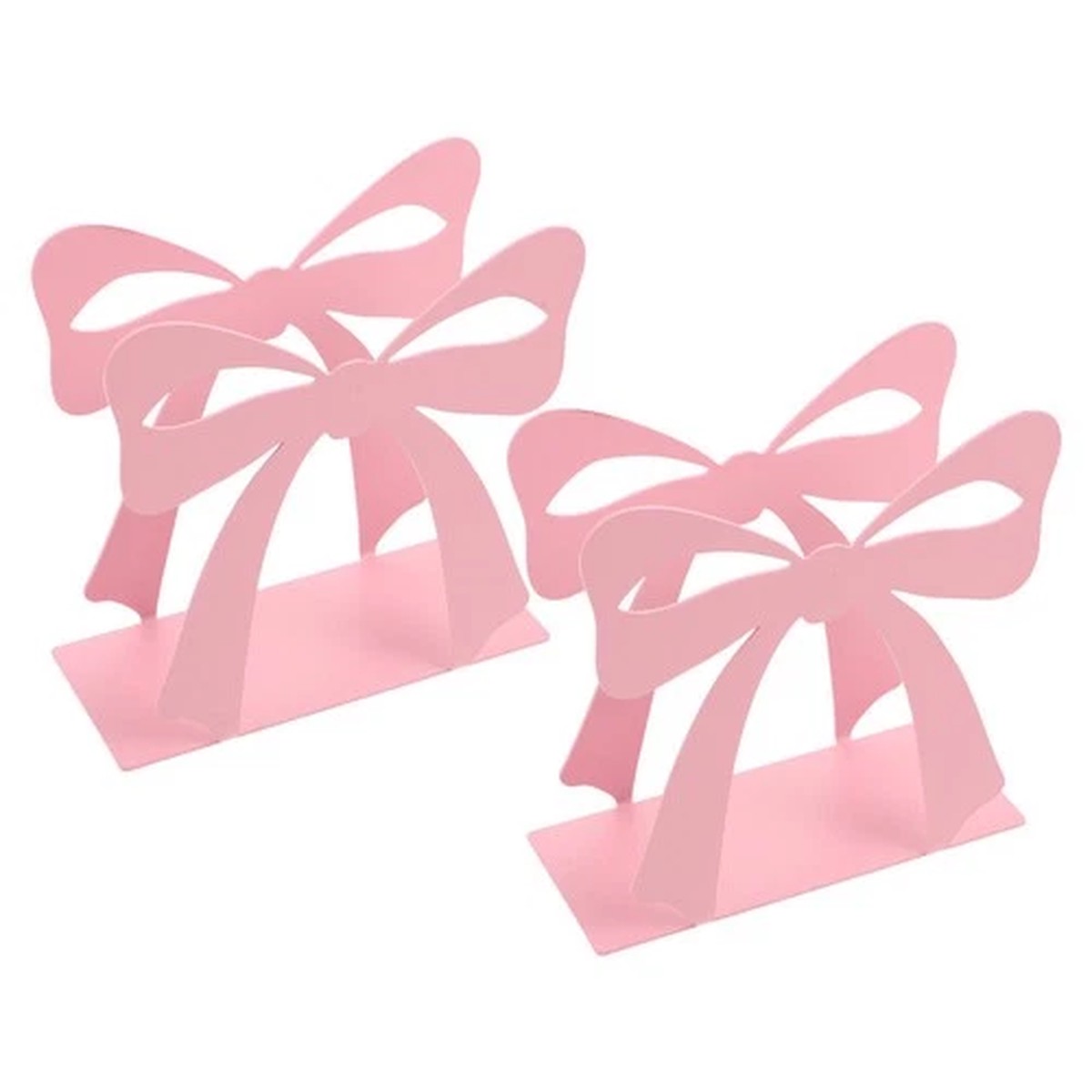 2 Pcs Artistic Tissue Holder Pink Napkin Bow Kitchen Accessories Girl Decor