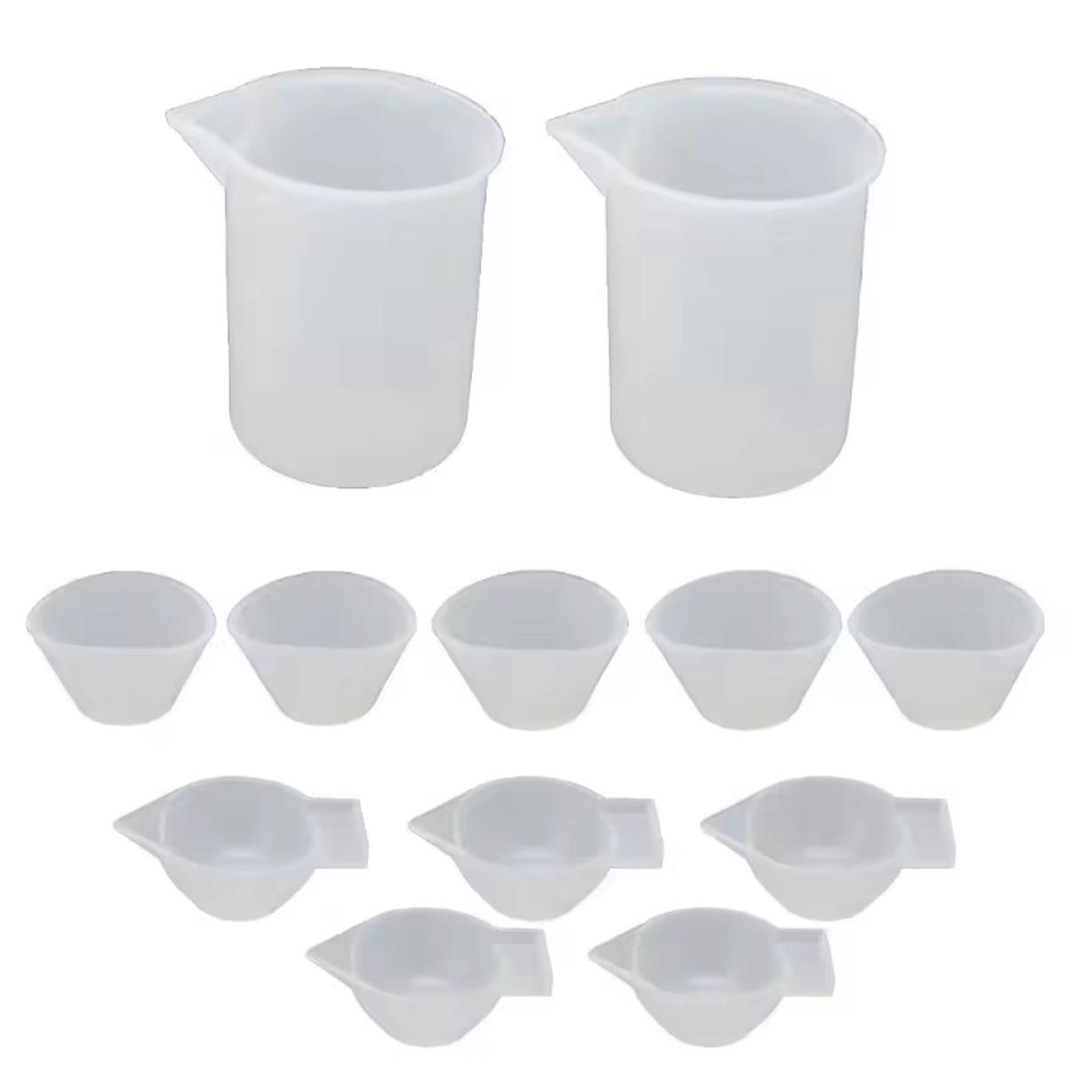 12Pcs Silicone Mixing Measuring Cups S3334269