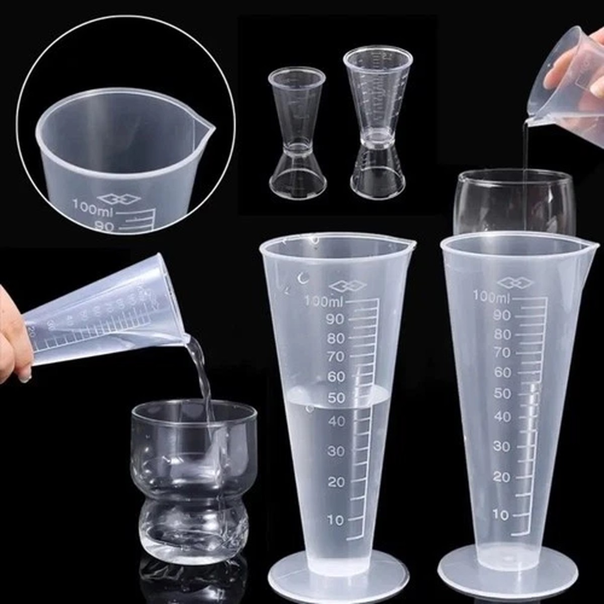 160ml Rice Measuring Cups Plastic Kitchen Rice Cooker Accessories Supplies
