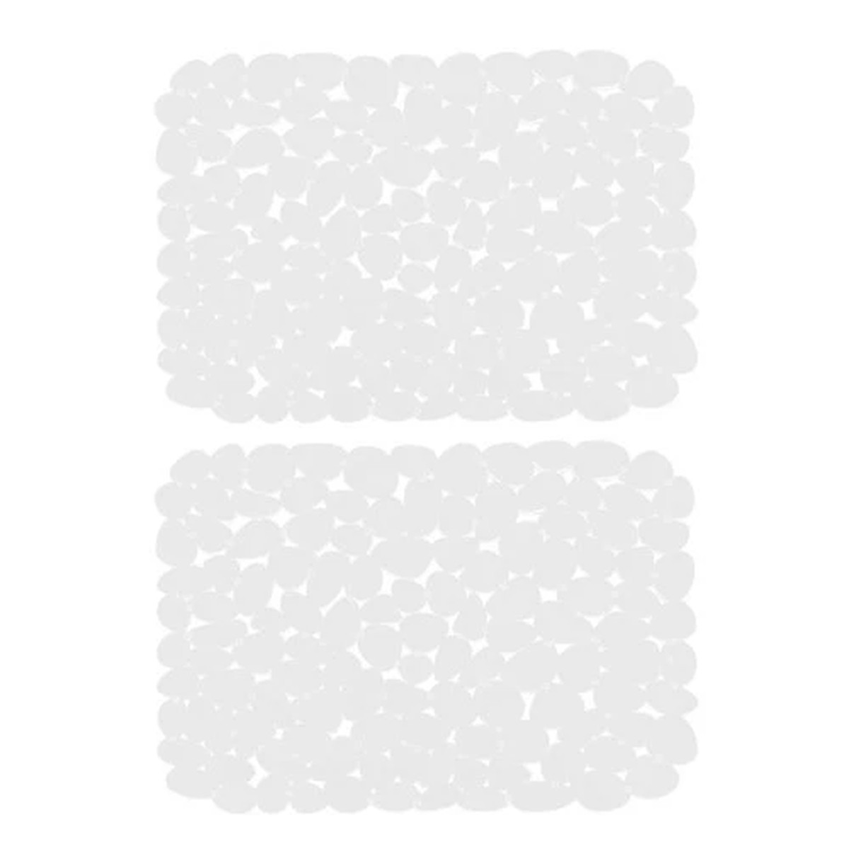 2 Pcs Sink Mats for Kitchen Protective Accessories Hollow Draining Cushion