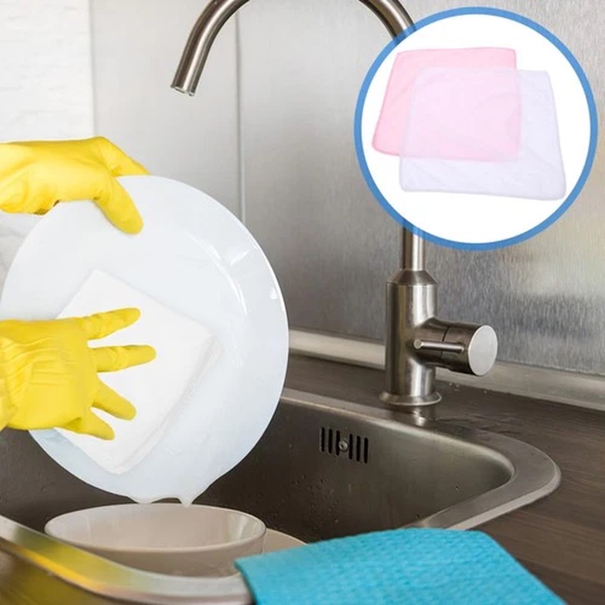20 Pcs Reusable Kitchen Rag Towel Cloth Car Wash Accessories Absorber