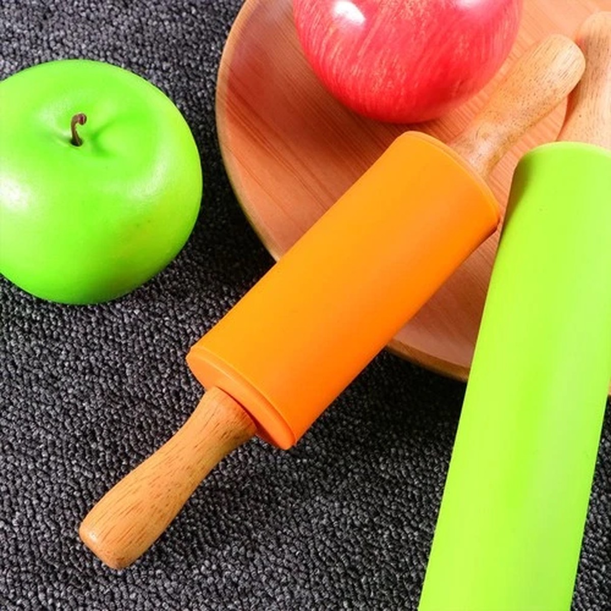 2 PCS Accessories for Kitchen Roller Pin Baking Gadgets Cake Rolling