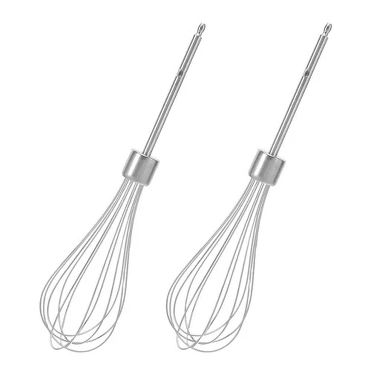 2 Pcs Wire Whisks for Cooking Stainless Steel Hand Electric Mixer Parts