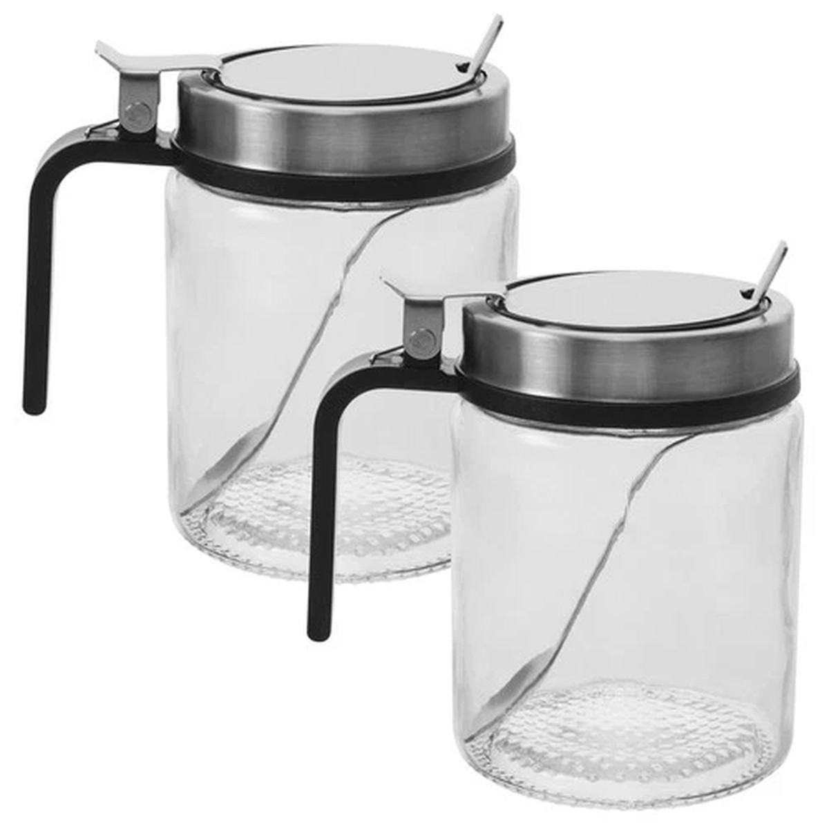 2 Set Condiment Jar Cooking Seasoning Bottle Camping Kitchen Accessories