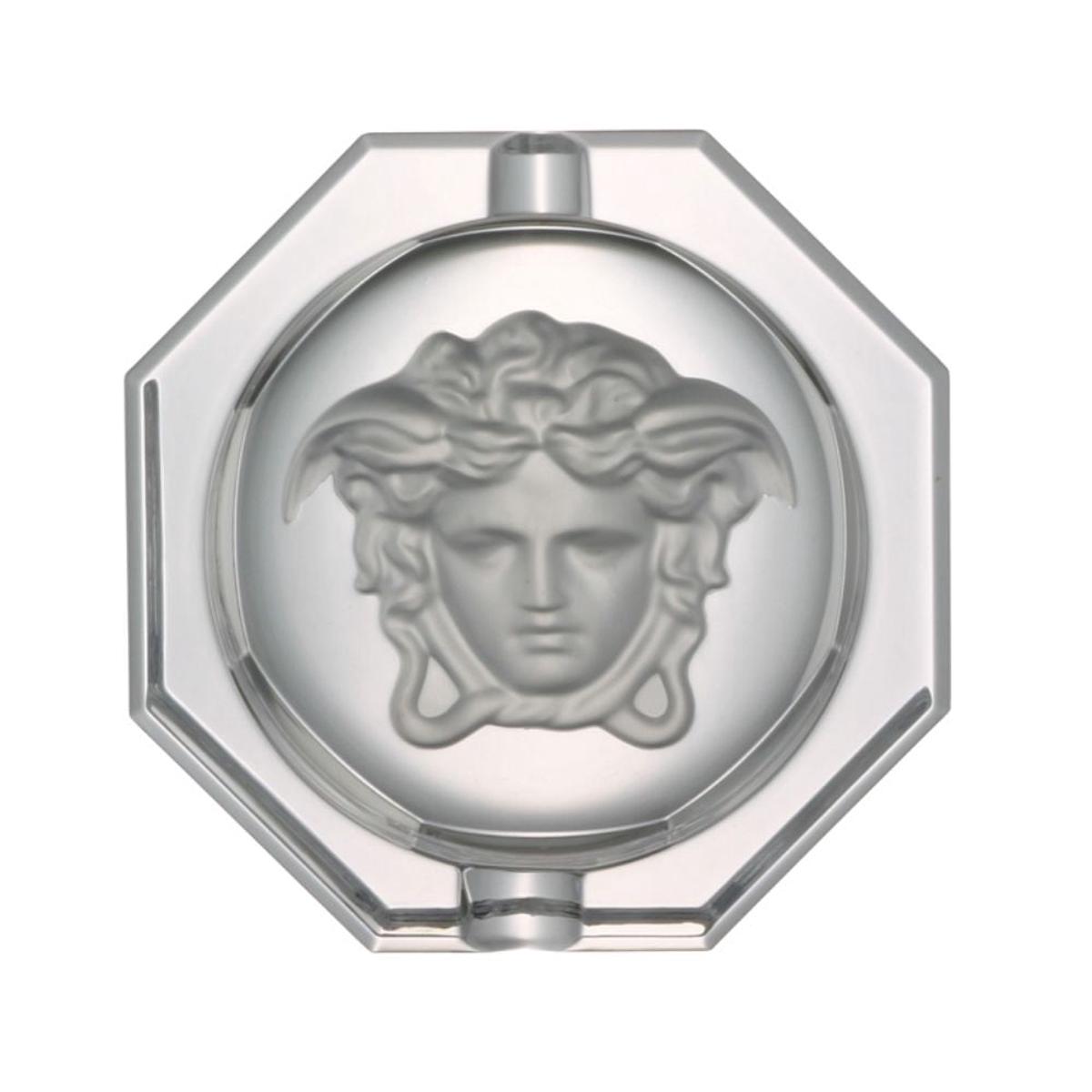 Versace meets Rosenthal Medusa Crystal Lumiere ashtray diam. 16 cm
