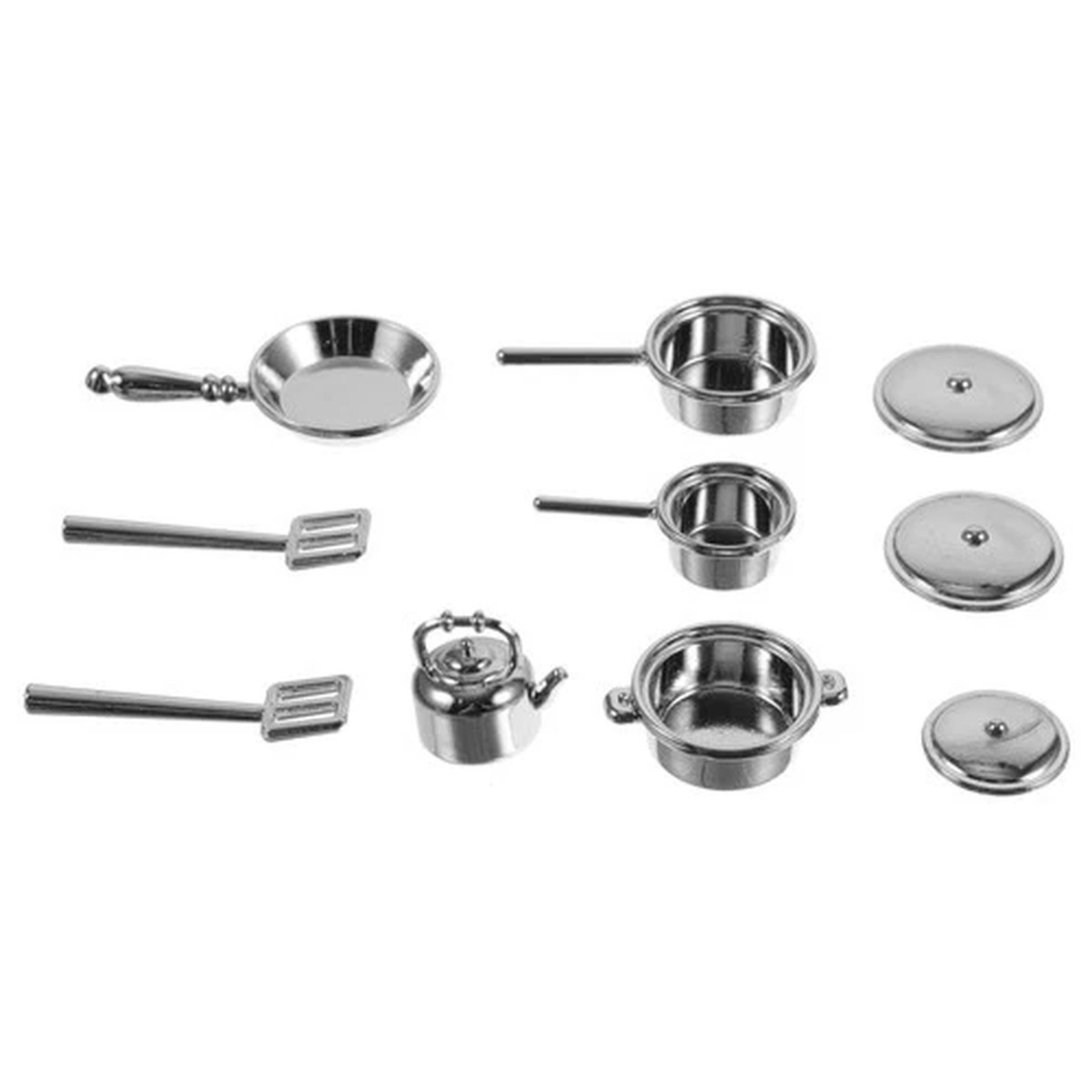 10 Pcs Mini Kitchen Prop House Accessories Play Utensils Furniture and