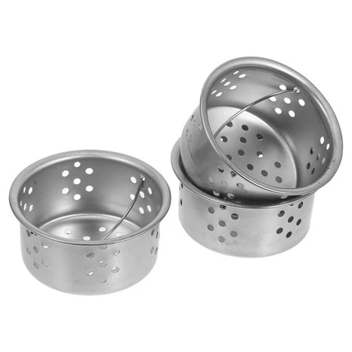3 Pcs Kitchen Sink Accessories Drain Catcher Garbage Filter Basket