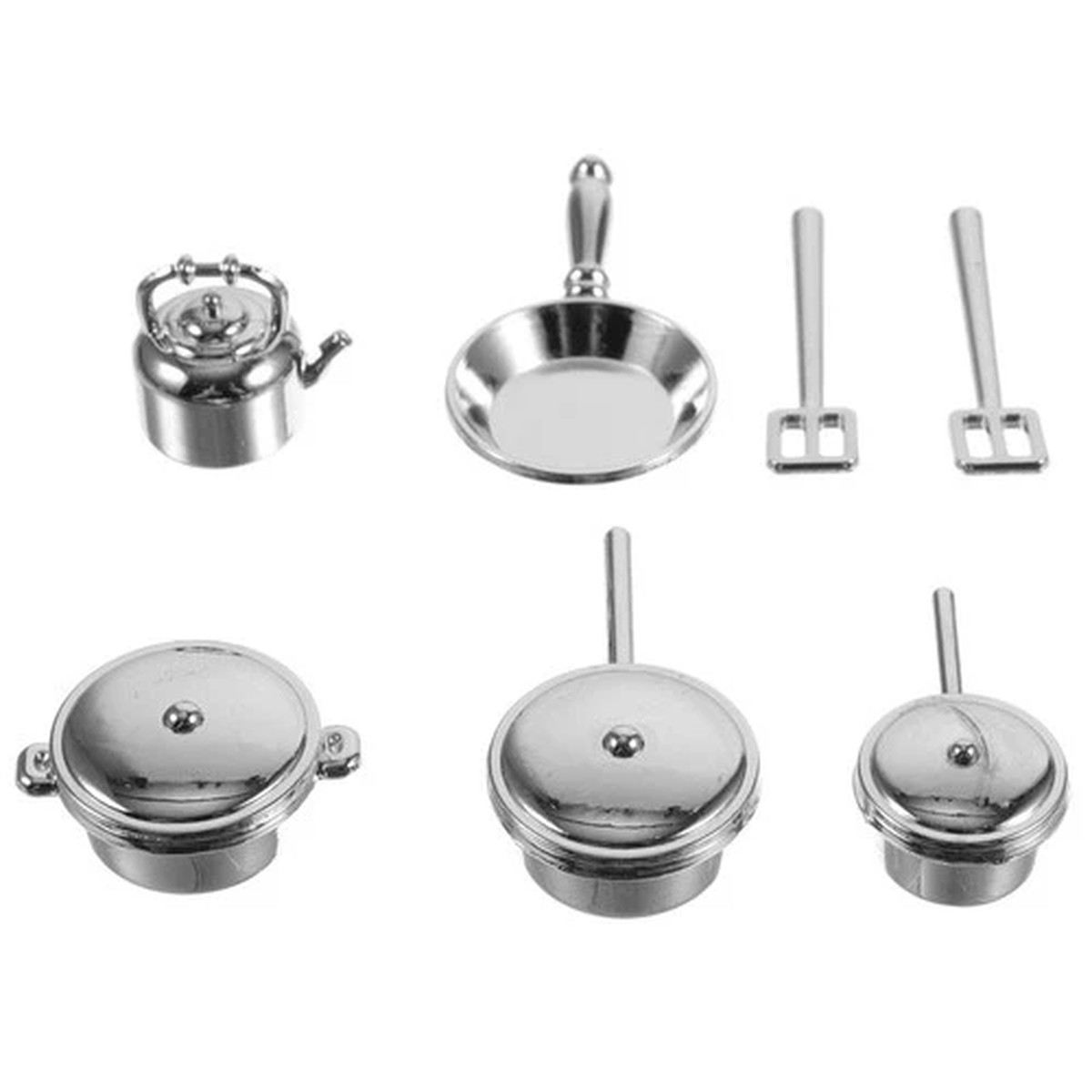 10 Pcs Tiny House Kitchen Utensils Miniature Cookware Accessories