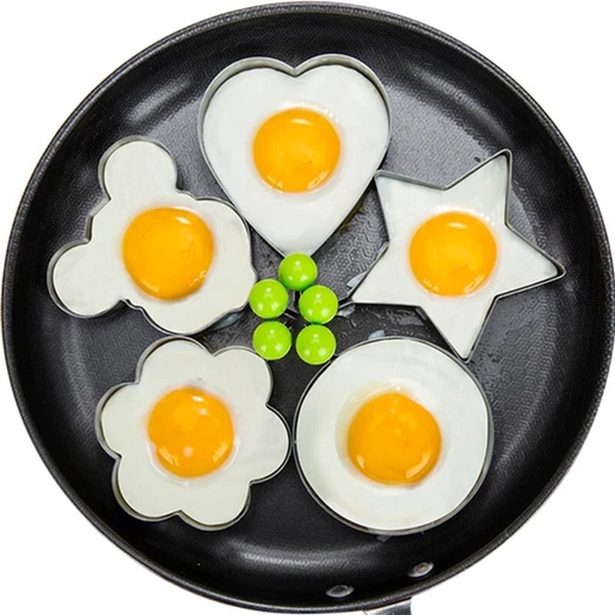 5 Style Stainless Steel Fried Egg Pancake Shaper Kitchen Accessories Gadget NEW