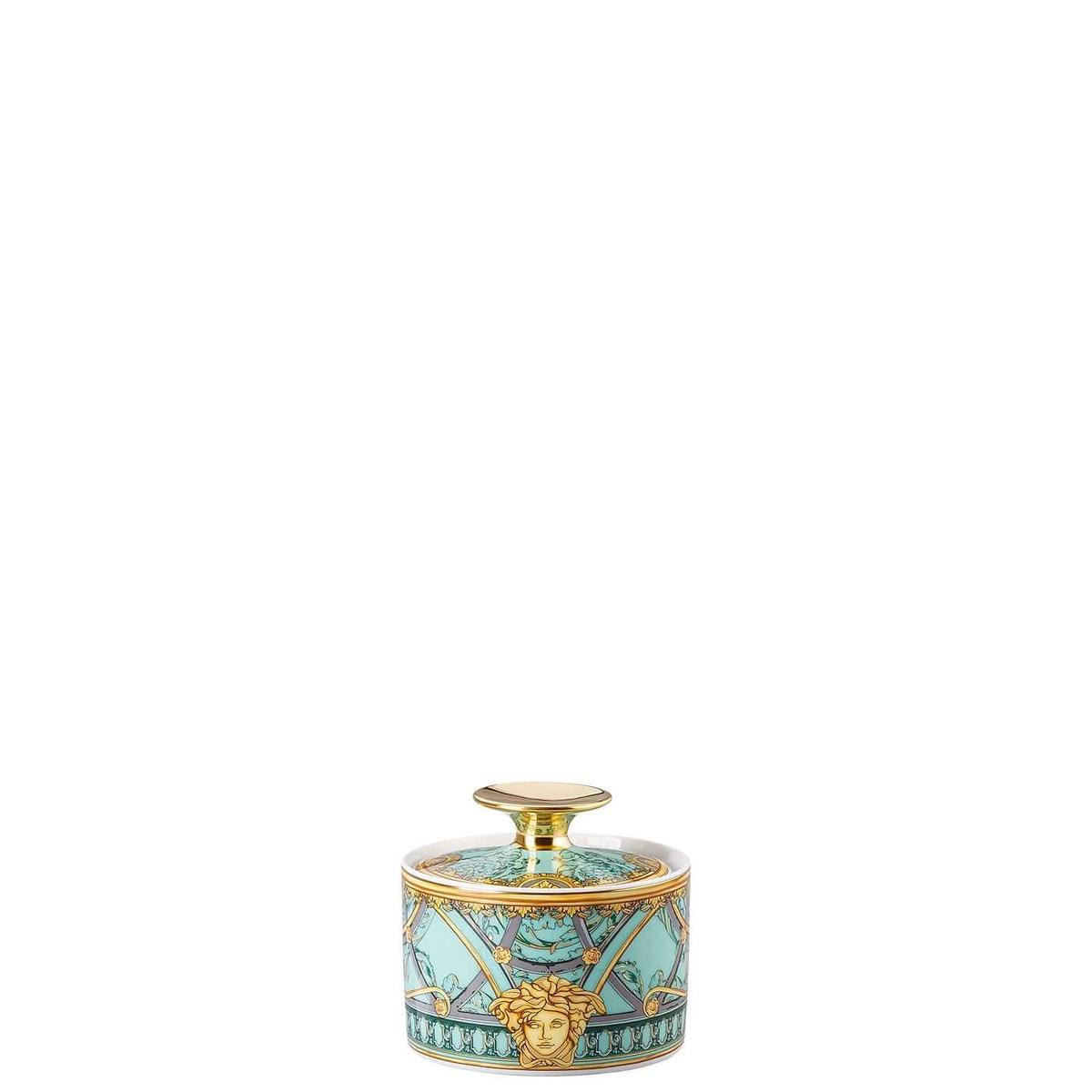Versace meets Rosenthal La scala del Palazzo Sugar bowl green