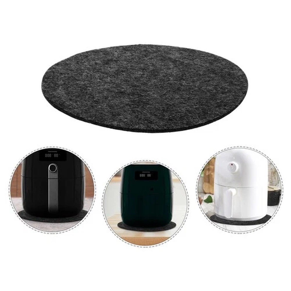 2 Pcs Mixer Slider Mat Kitchen Accessories Appliance Sliders for Countertop