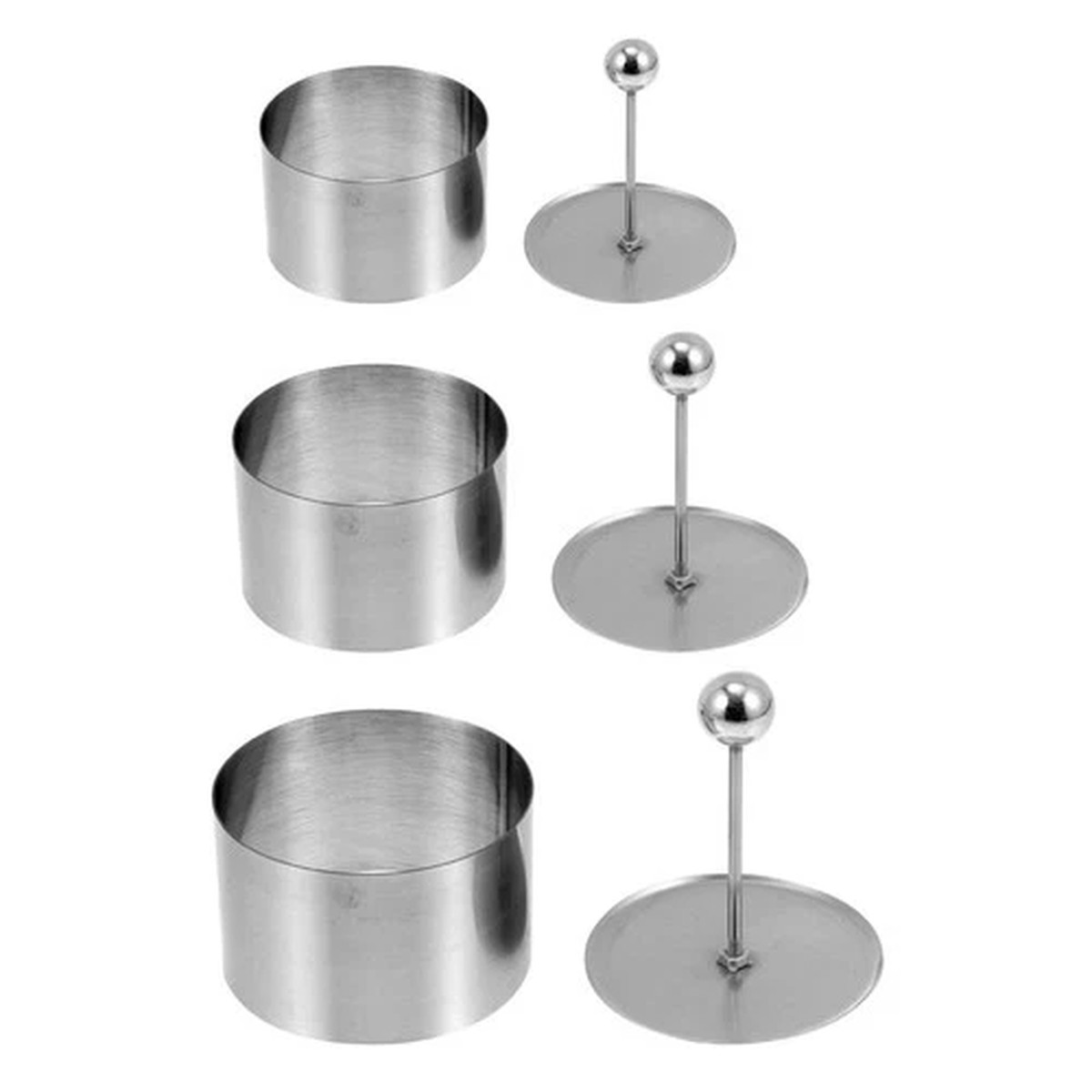 3 Sets Cold Dish Decoration Accessories Stainless Steel Kitchen Utensils