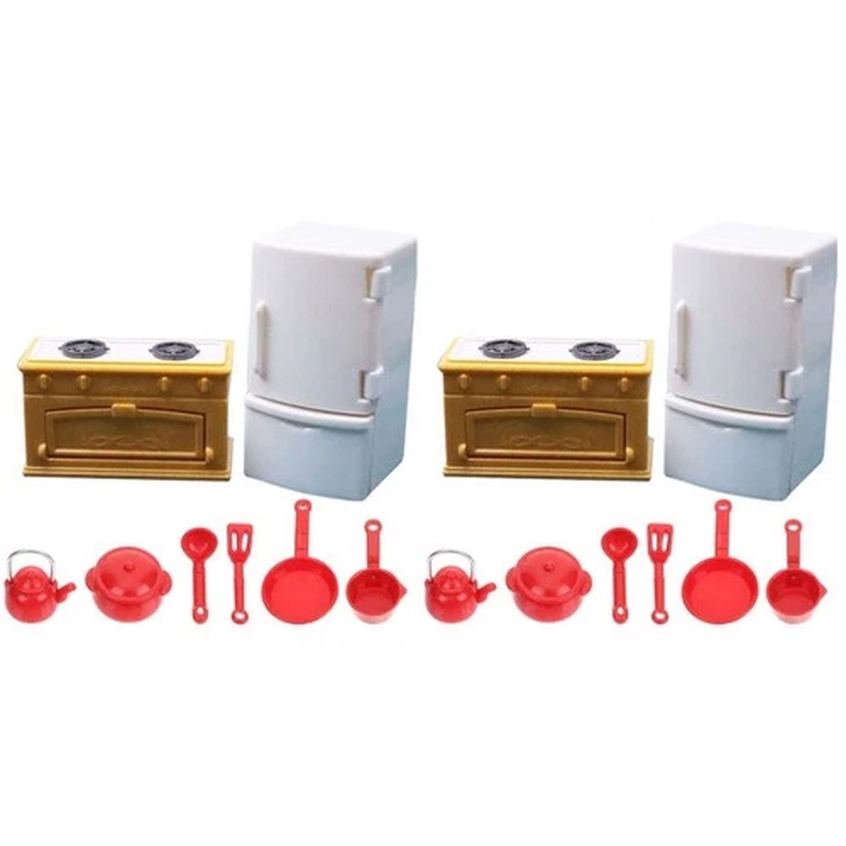 2 Sets Mini Props Home Appliance Accessories Miniature Kitchen Utensils Model