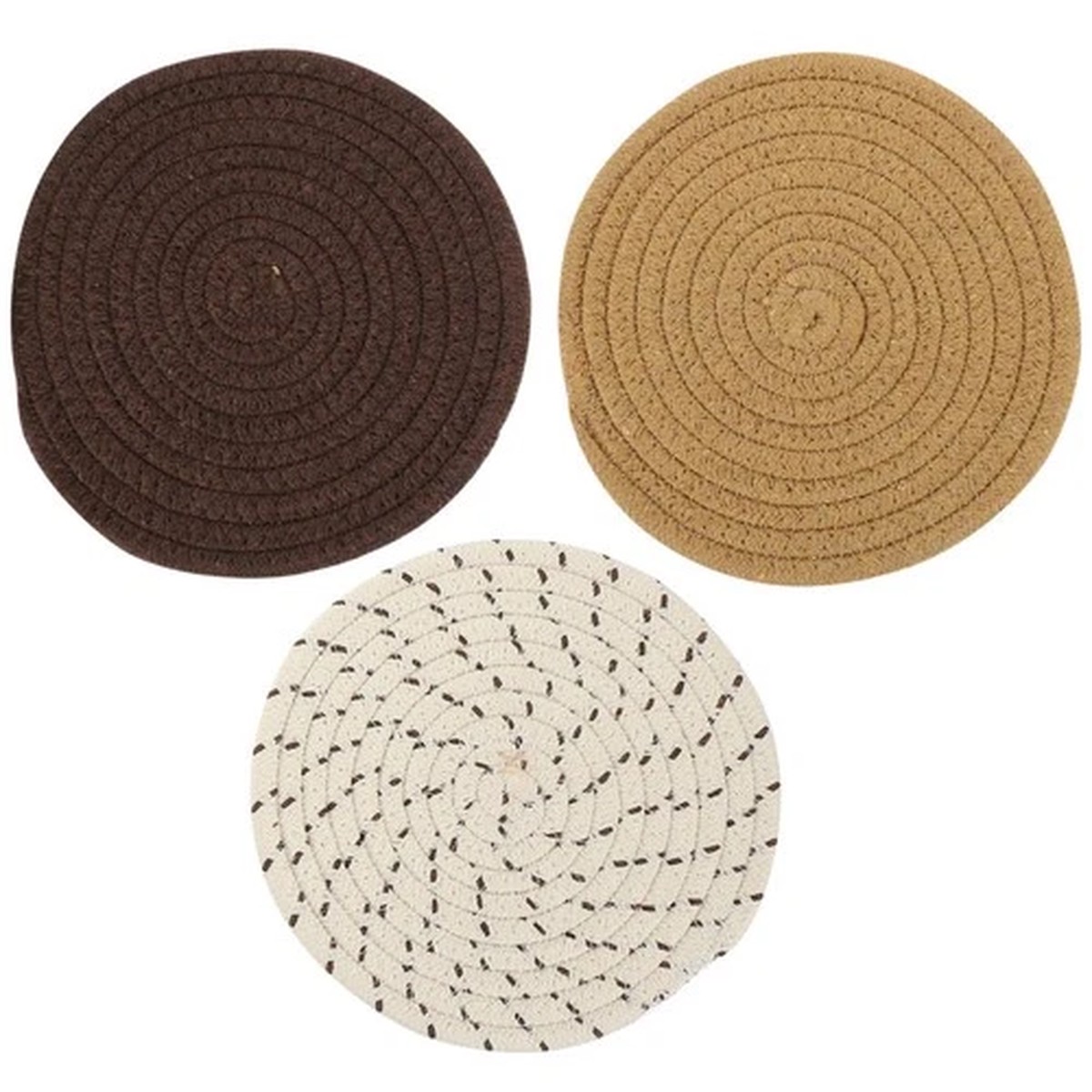 3 Pcs Dinner Placemats Kitchen Table Heat Proof Dining Accessories