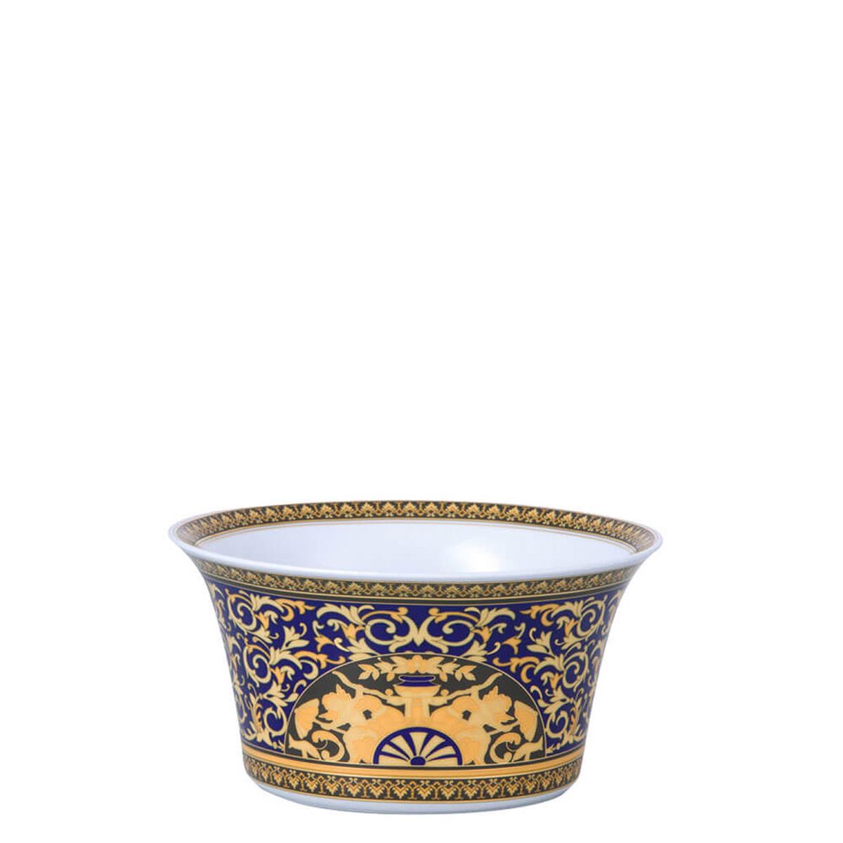 Versace meets Rosenthal Medusa Blue Medium salad bowl diam. 20 cm.
