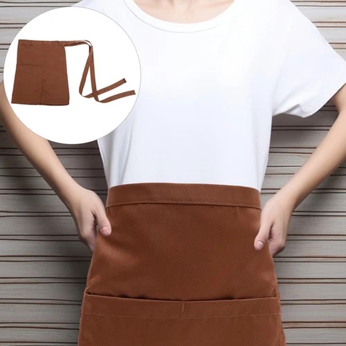 Waiter Apron Kitchen Aprons for Women Waist Maid Costume Accessories
