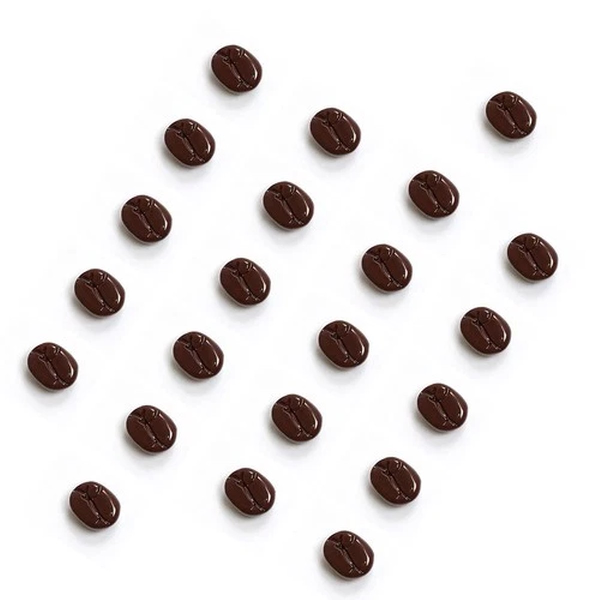 22Pcs Coffee Bean Small Fridge Magnets, Cute Kitchen Home Office Accessories ...