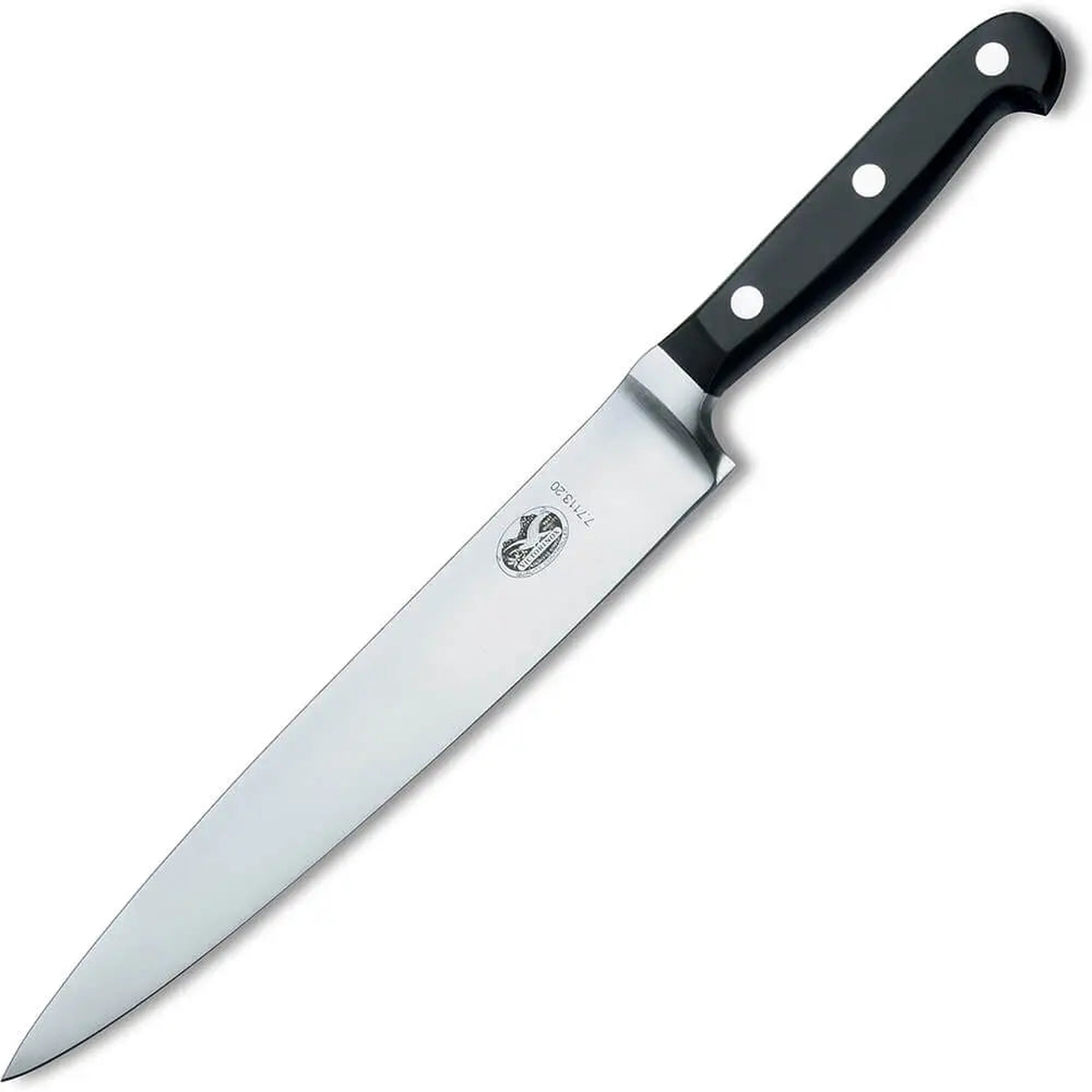 Victorinox 8 Slicer Knife Traditional Forged, Black POM Handle 7.7113.20