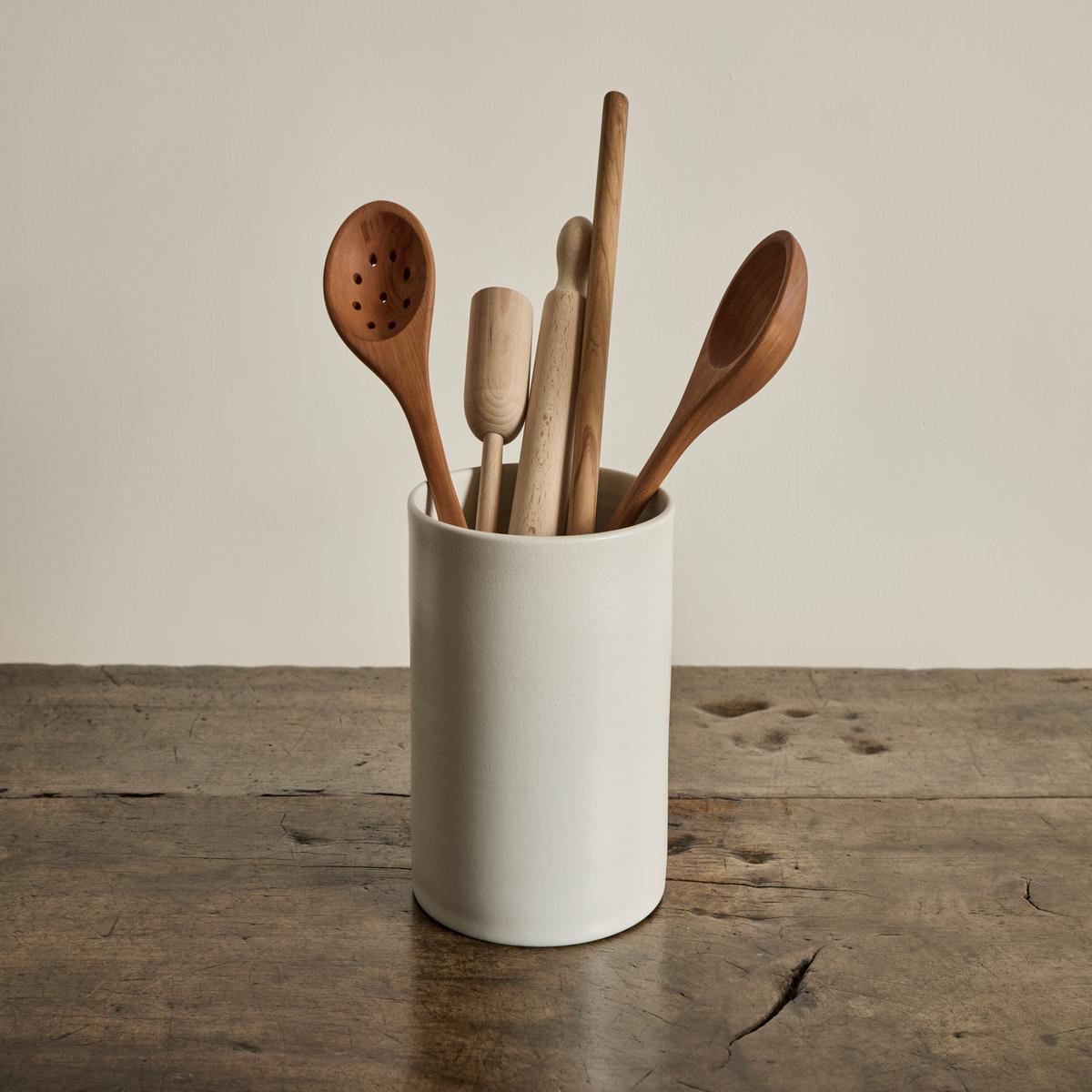 XL Utensil Holder in Cream