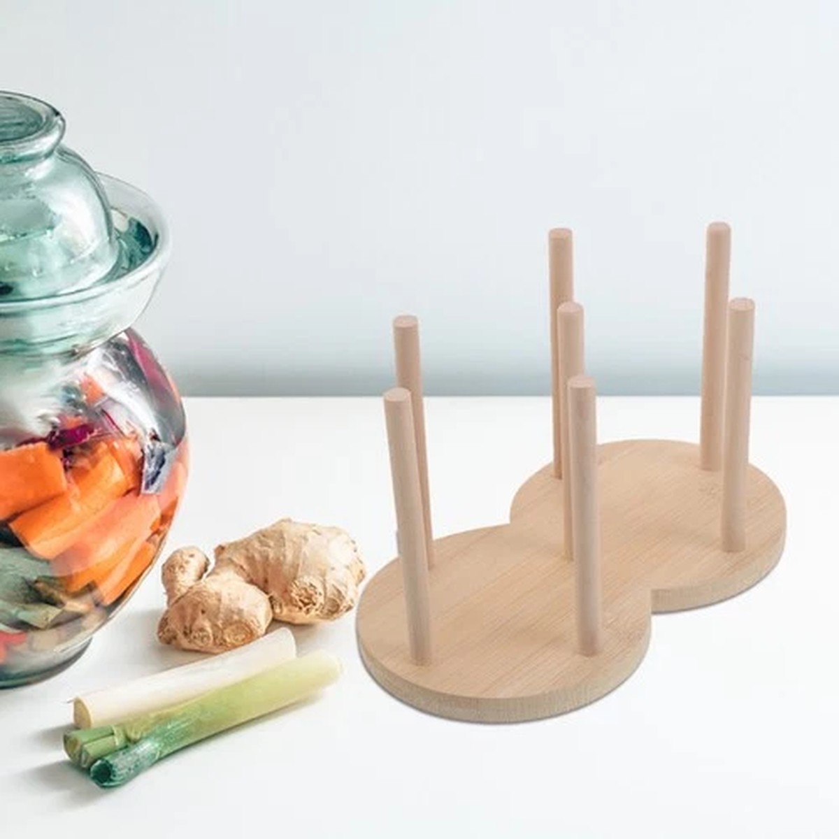 2 Pcs Fermentation Stone Storage Rack Accessories Canning Jar Weights Holder