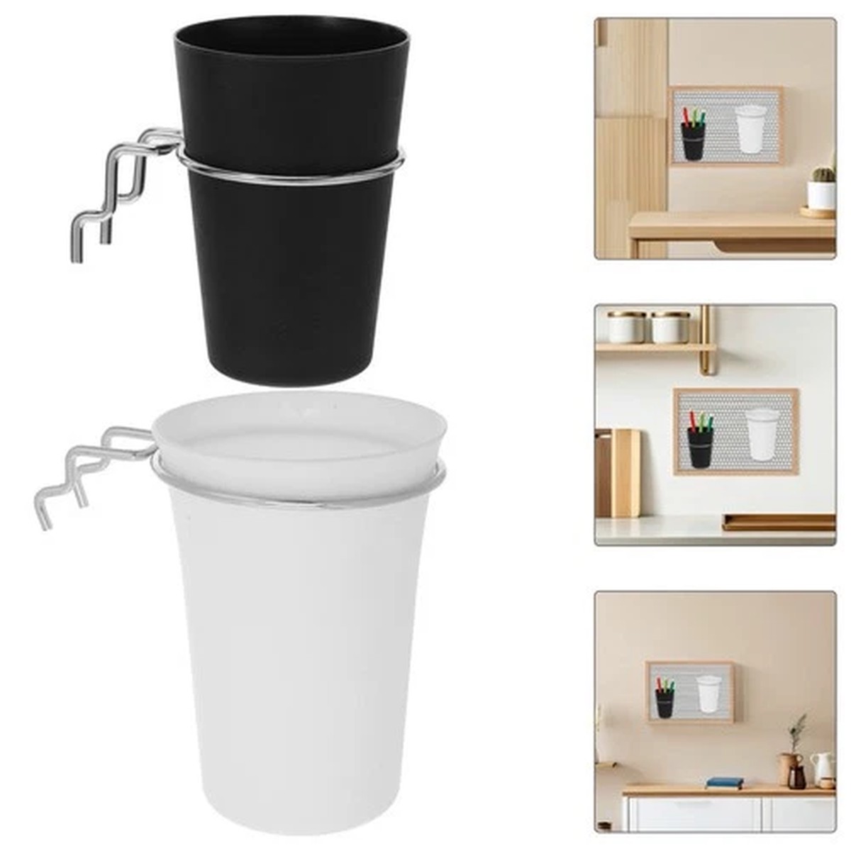 4 Sets Pegboard Storage Cup Baskets Nail Art Equipment Kitchen Accessories