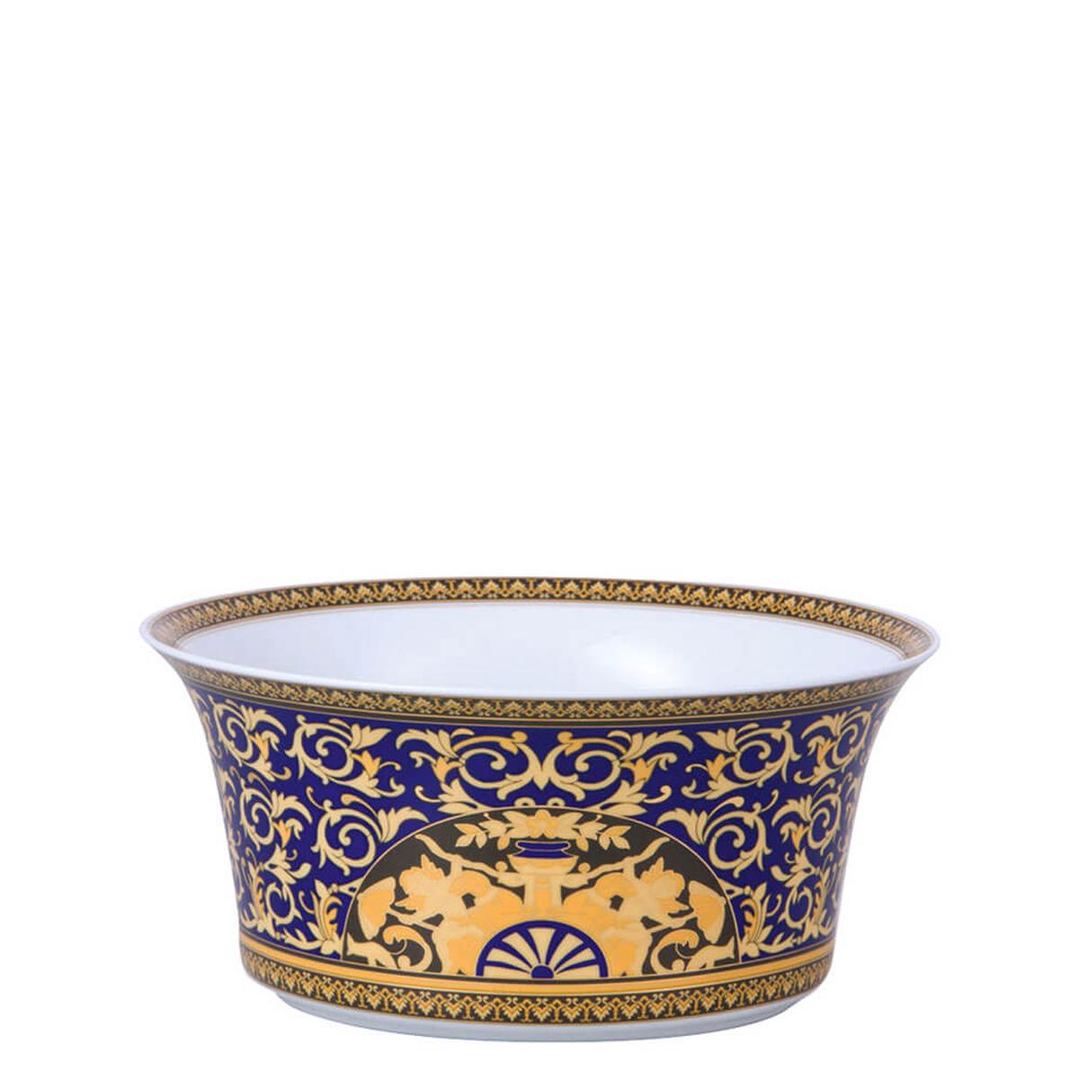 Versace meets Rosenthal Medusa Blue Big salad bowl diam. 25 cm.