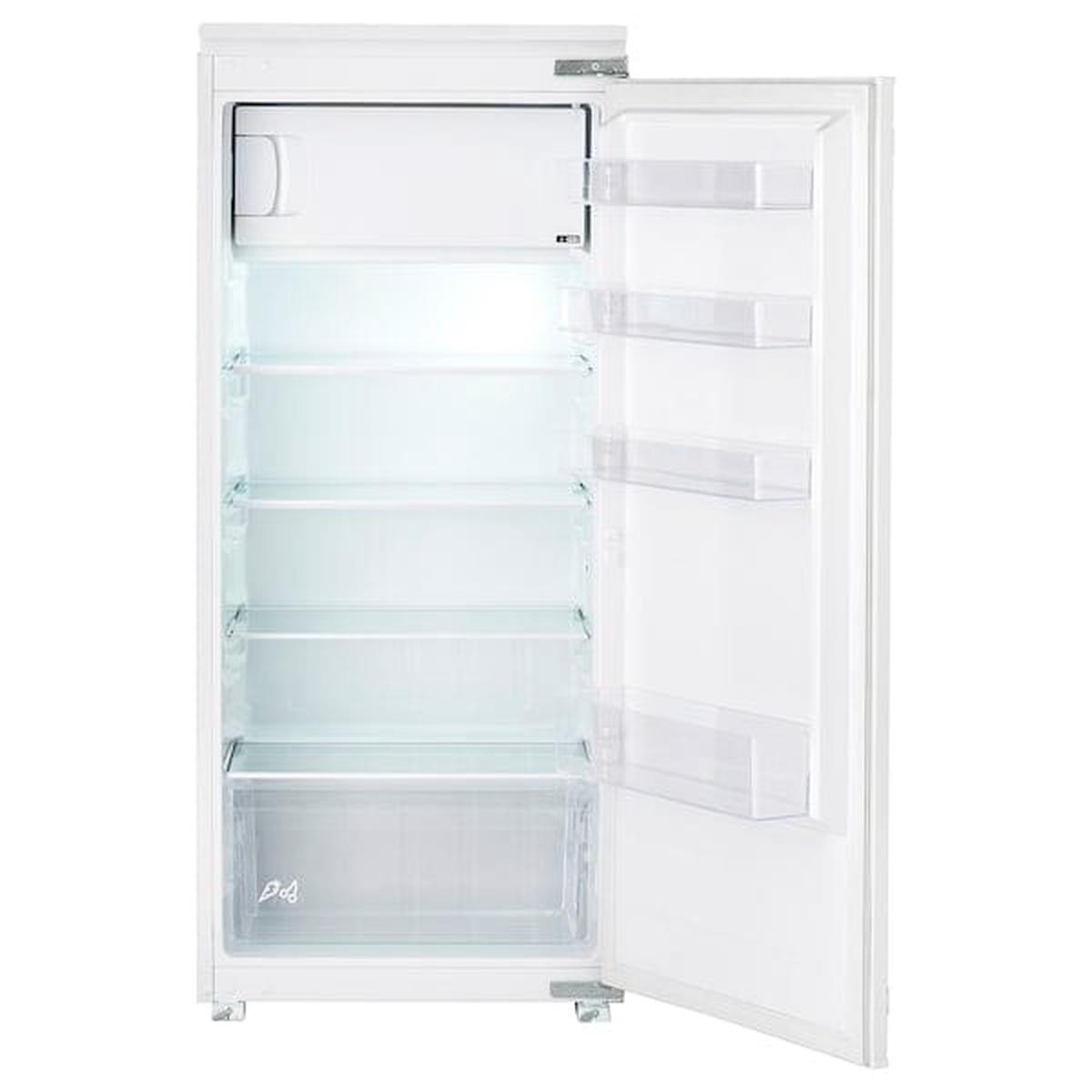 HLLNS fridge with freezer compartment, IKEA 500 integrated, 174/16 l