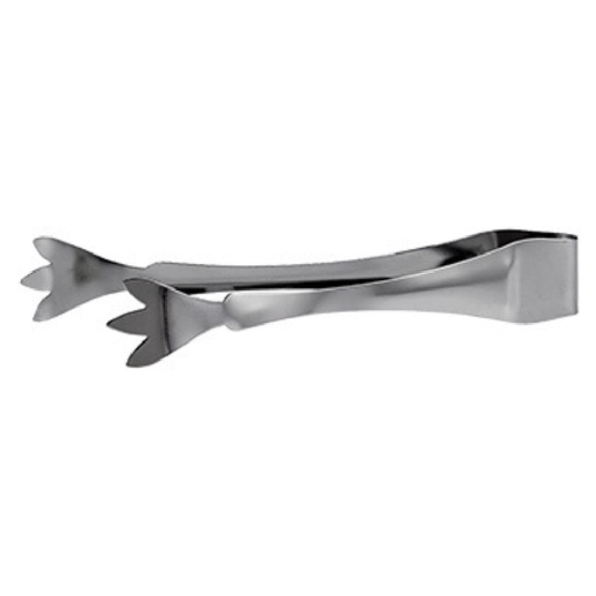Winco IT-7 7 Inch Ice Tongs Three Prong Stainless Steel Satin Finish