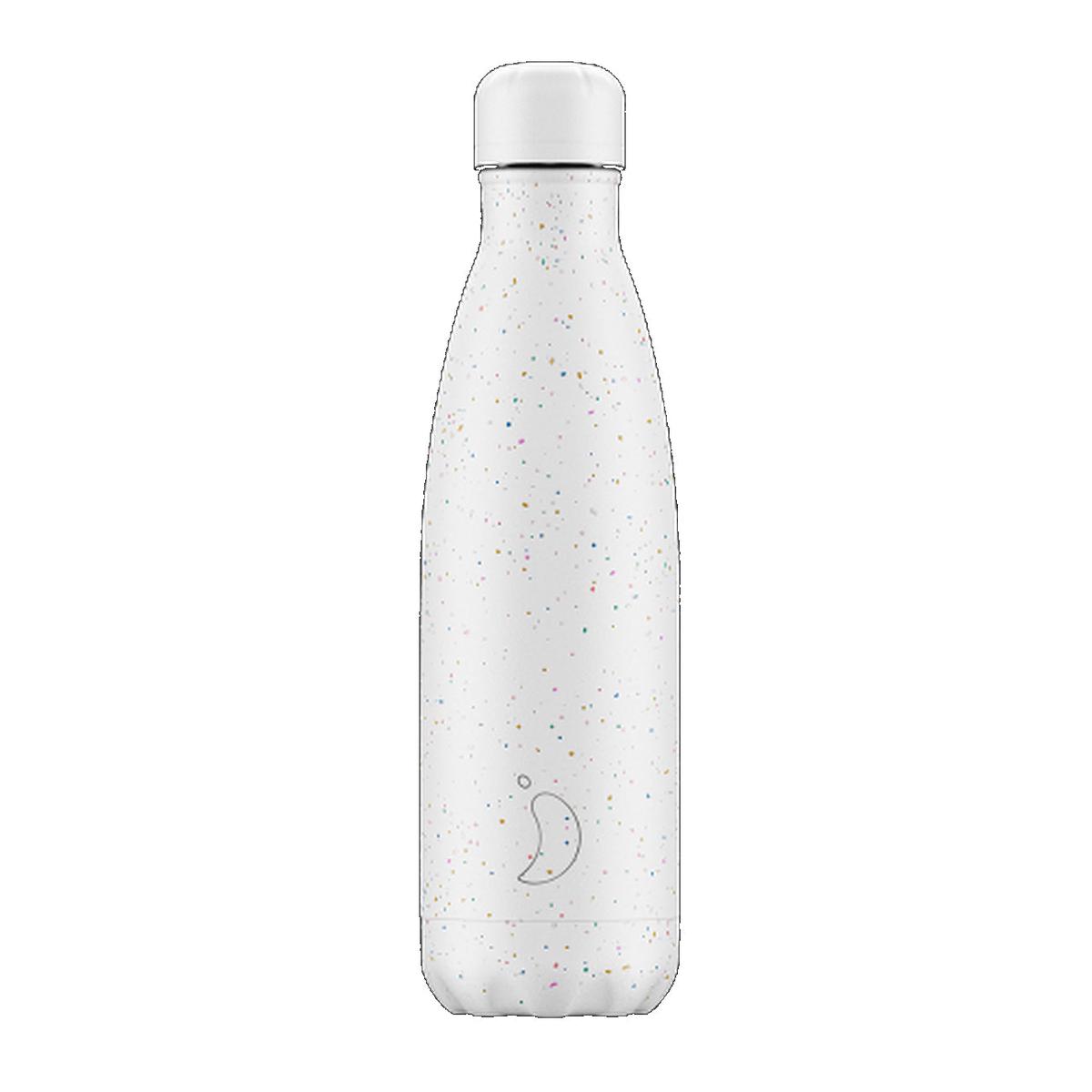 500ml Bottle Speckle Edition White