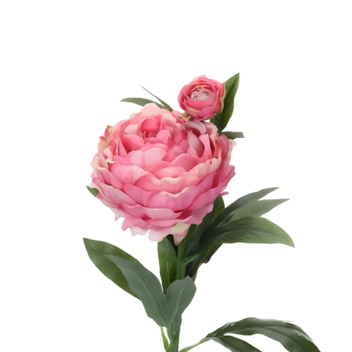 2 Heads Peony Flower-60Cm
