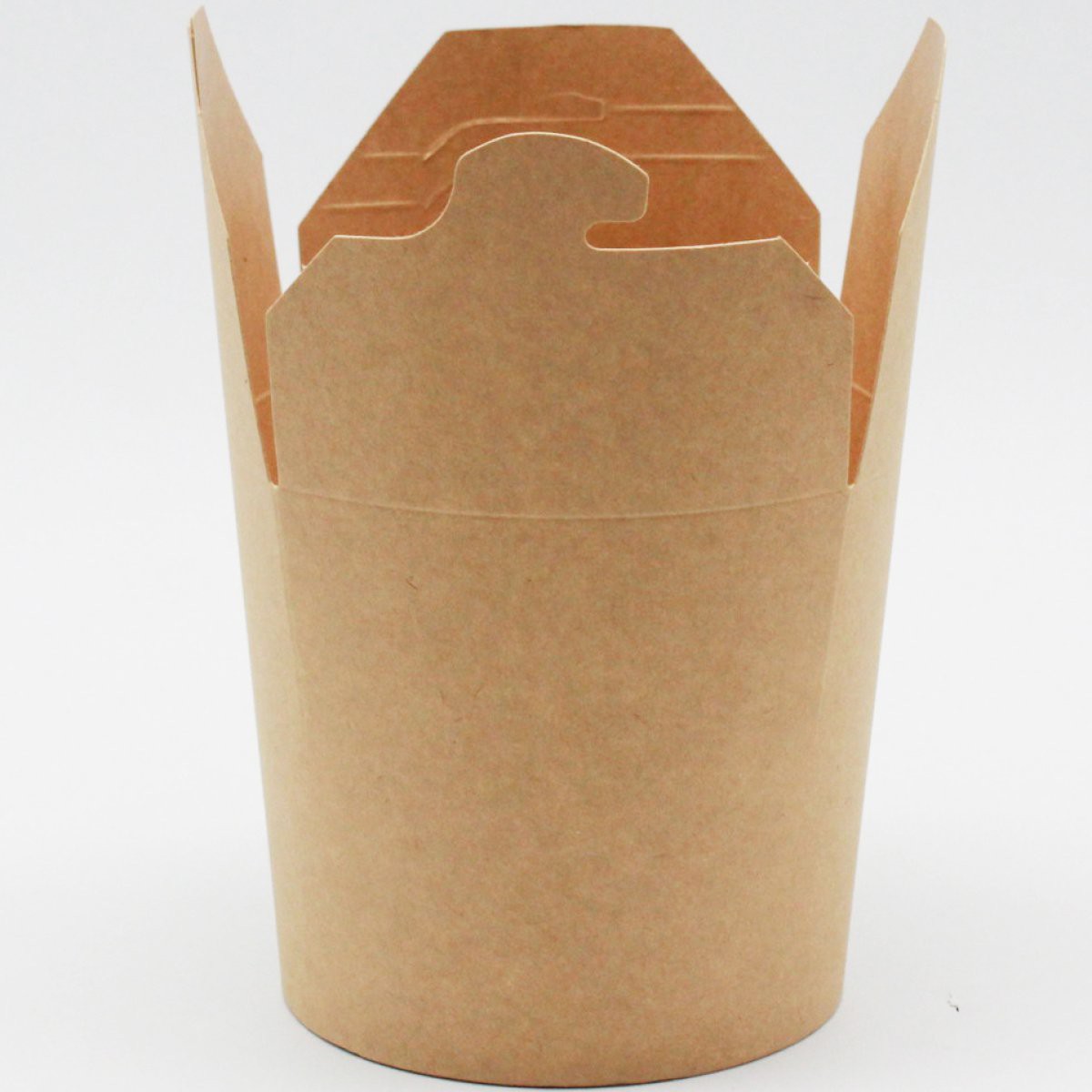 500pcs Kraft Noodle Box 16oz/474ml PE | KPNB16OZ