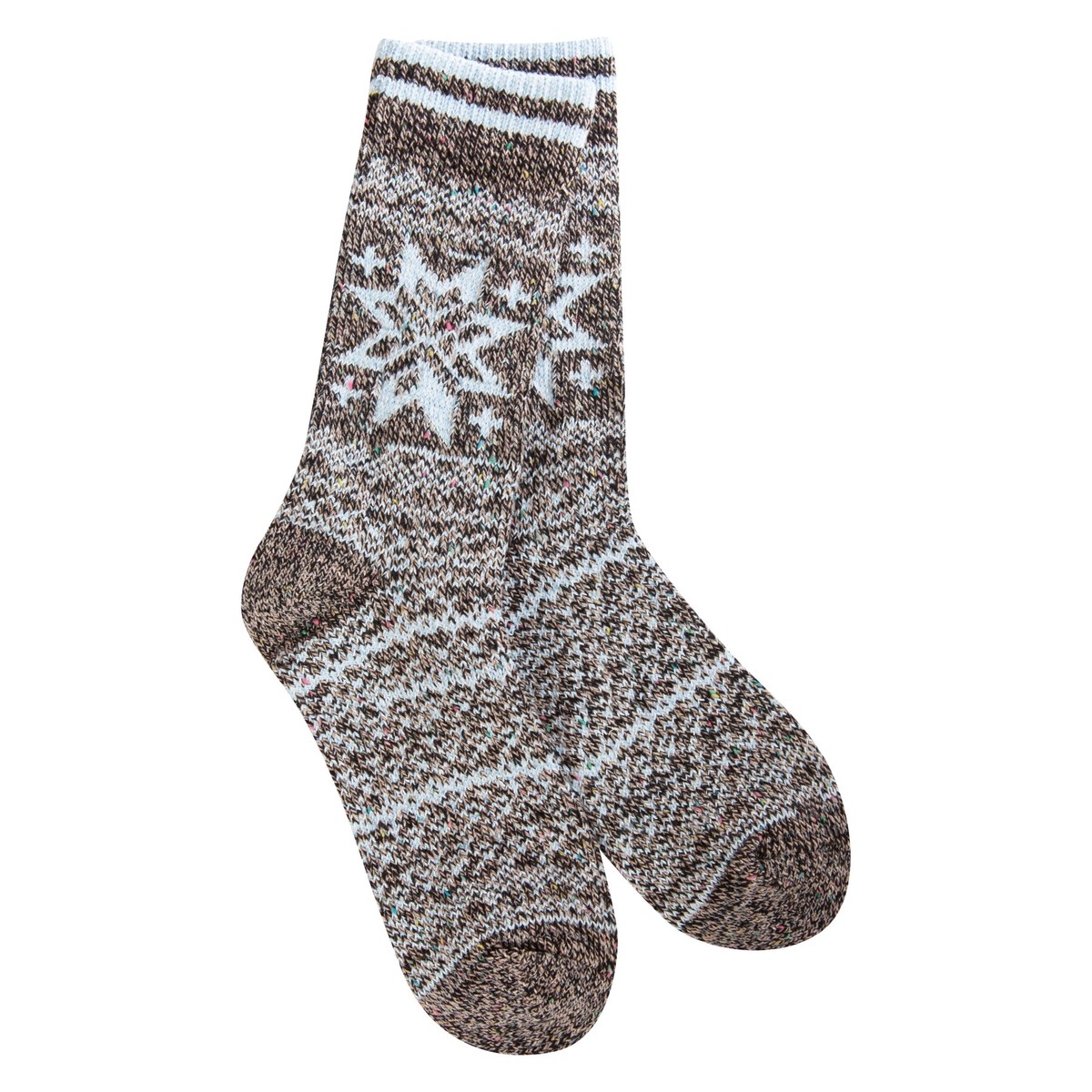 World's Softest Socks - Weekend Collection, Blue Holiday Confetti