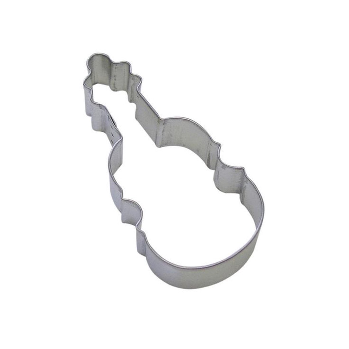 12-Piece 4.5 in. Violin Tinplated Steel Cookie Cutter & Recipe