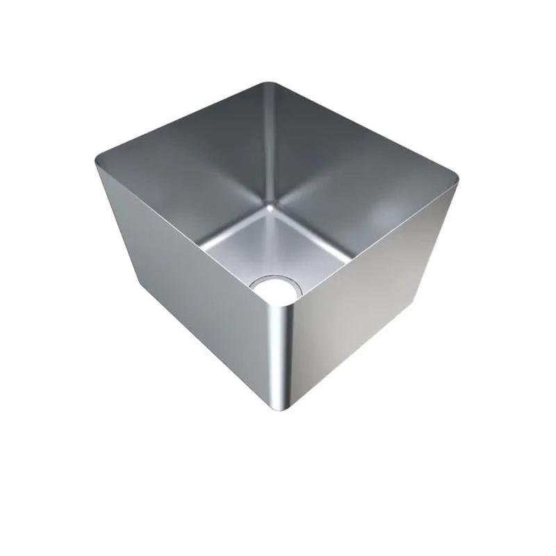 3monkeez HFS20 1.2mm Hand Fabricated Economy Sink Bowl, 450x400x250