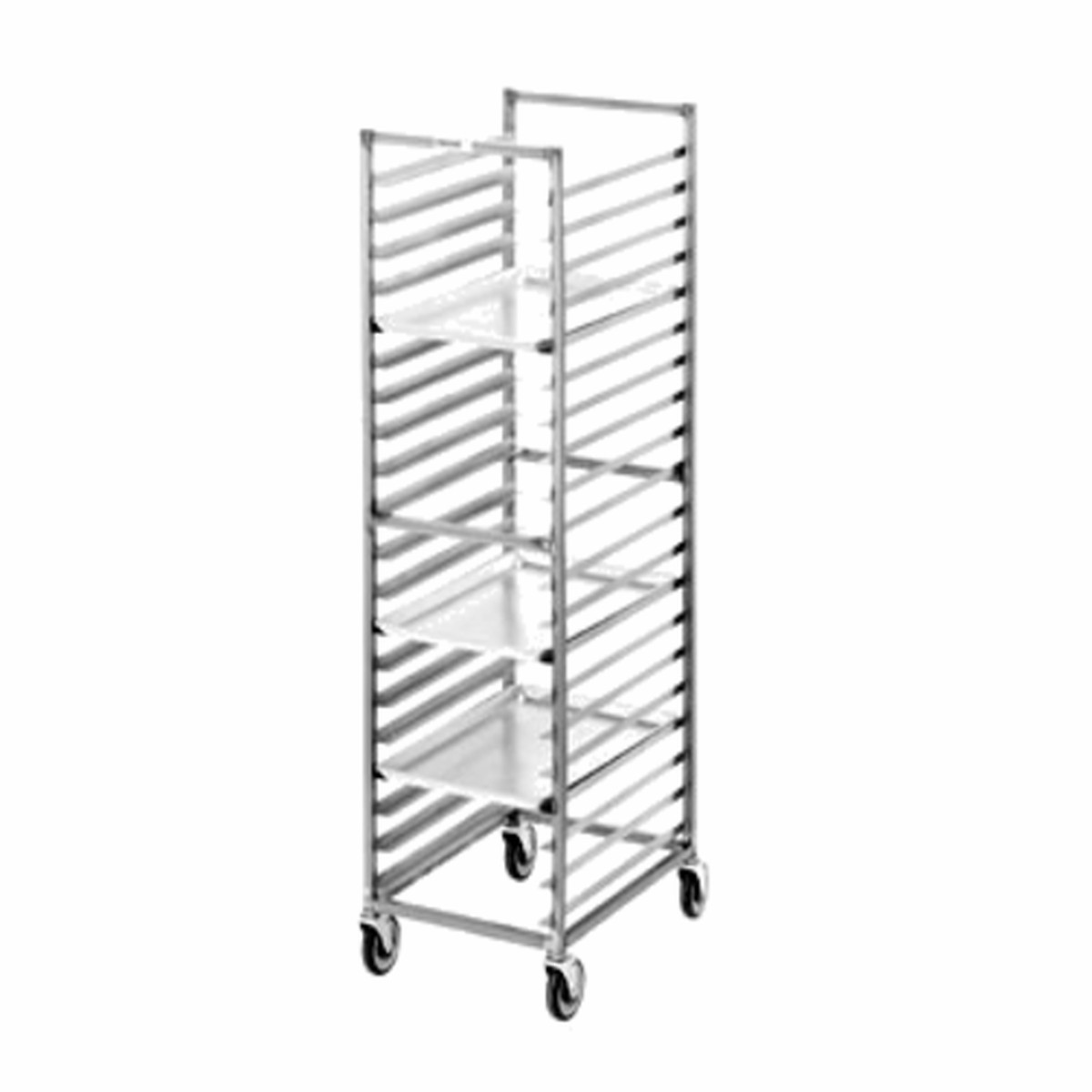 WS04 | 20' | Refrigerator/Freezer Rack, Roll-In