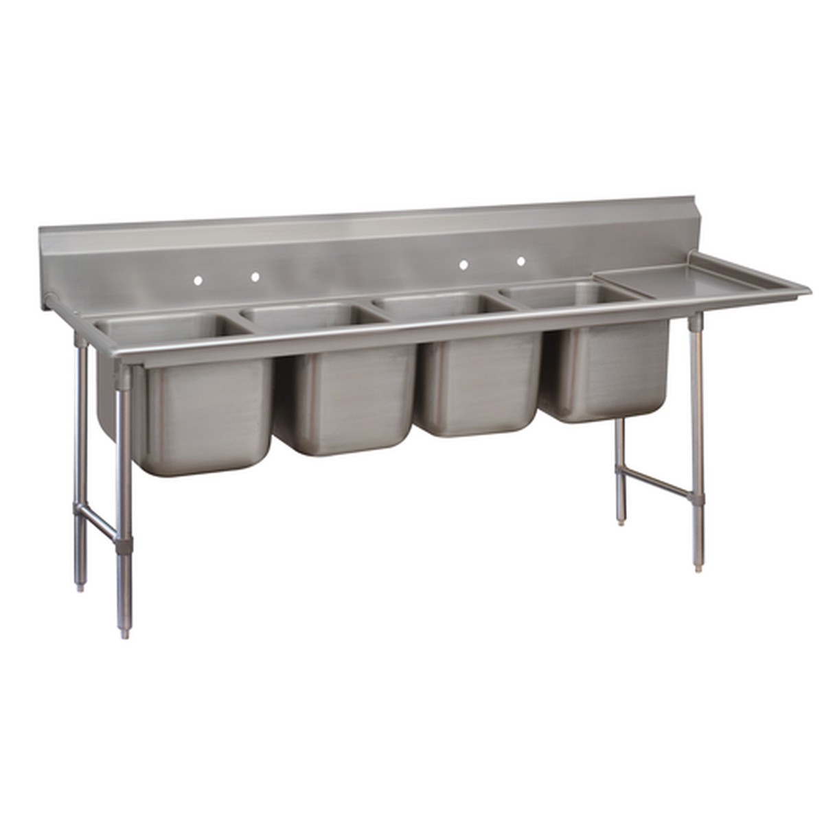 93-84-80-36R | 130' | Sink, (4) Four Compartment