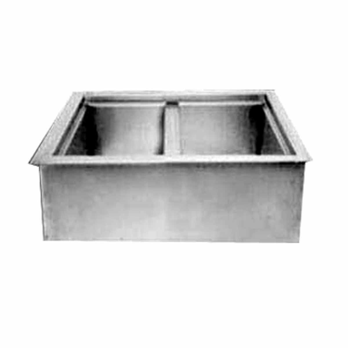 Wells ICP-200 Cold Food Unit Drop-In Iced Cold Pan 2-Pan Size With Drain