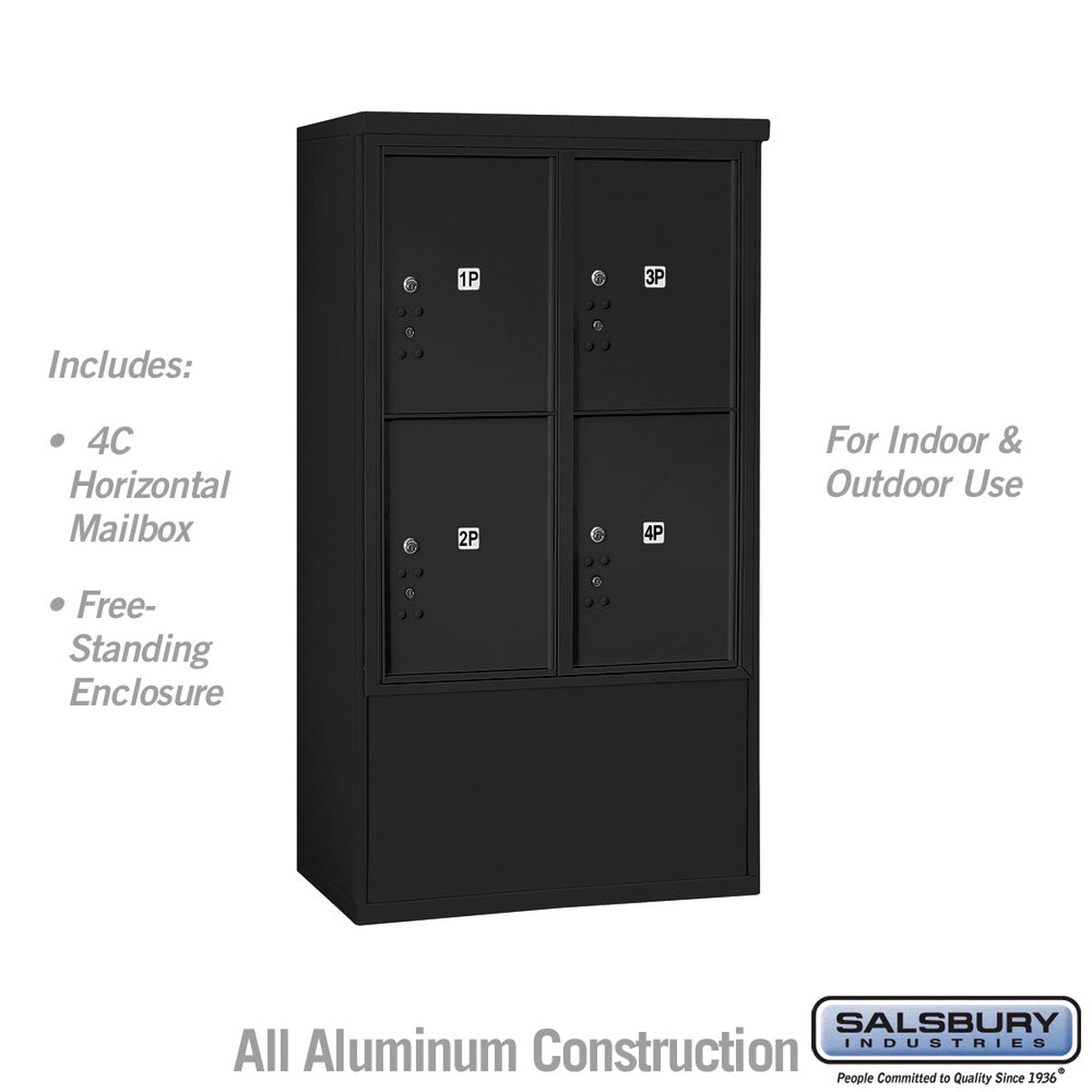 10-Door Free-Standing Parcel Locker with USPS Access