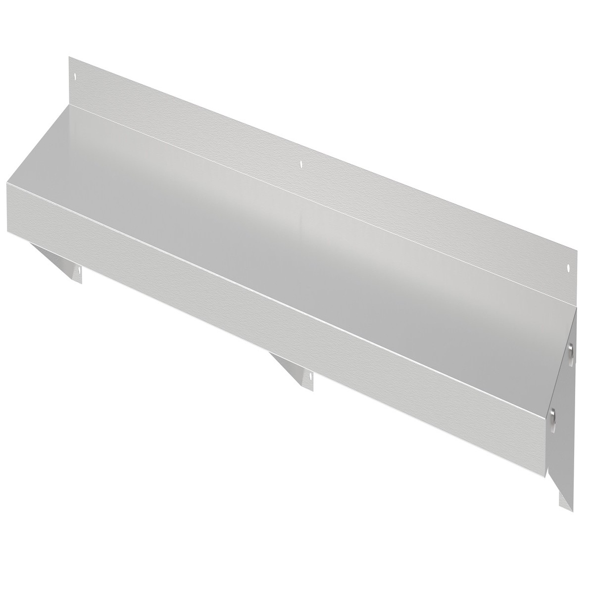 300 SS WALL SHELVES 2000 INCL. BRACKETS