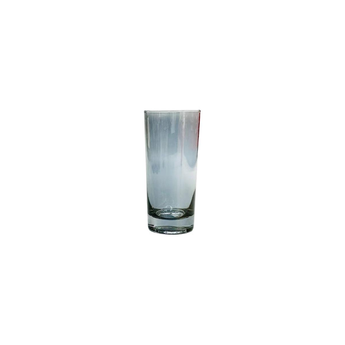 6Pc Water Juice Glass Set Grey 460Ml - Clear - Gery