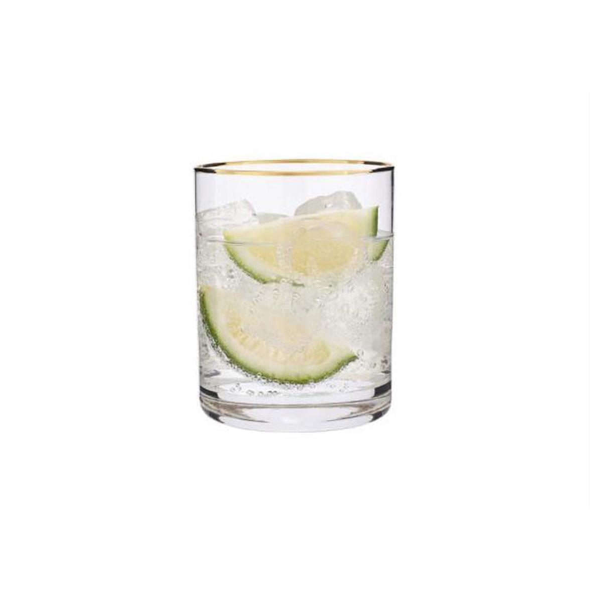 6Pc Water Juice Glass Set 410Ml - Clear