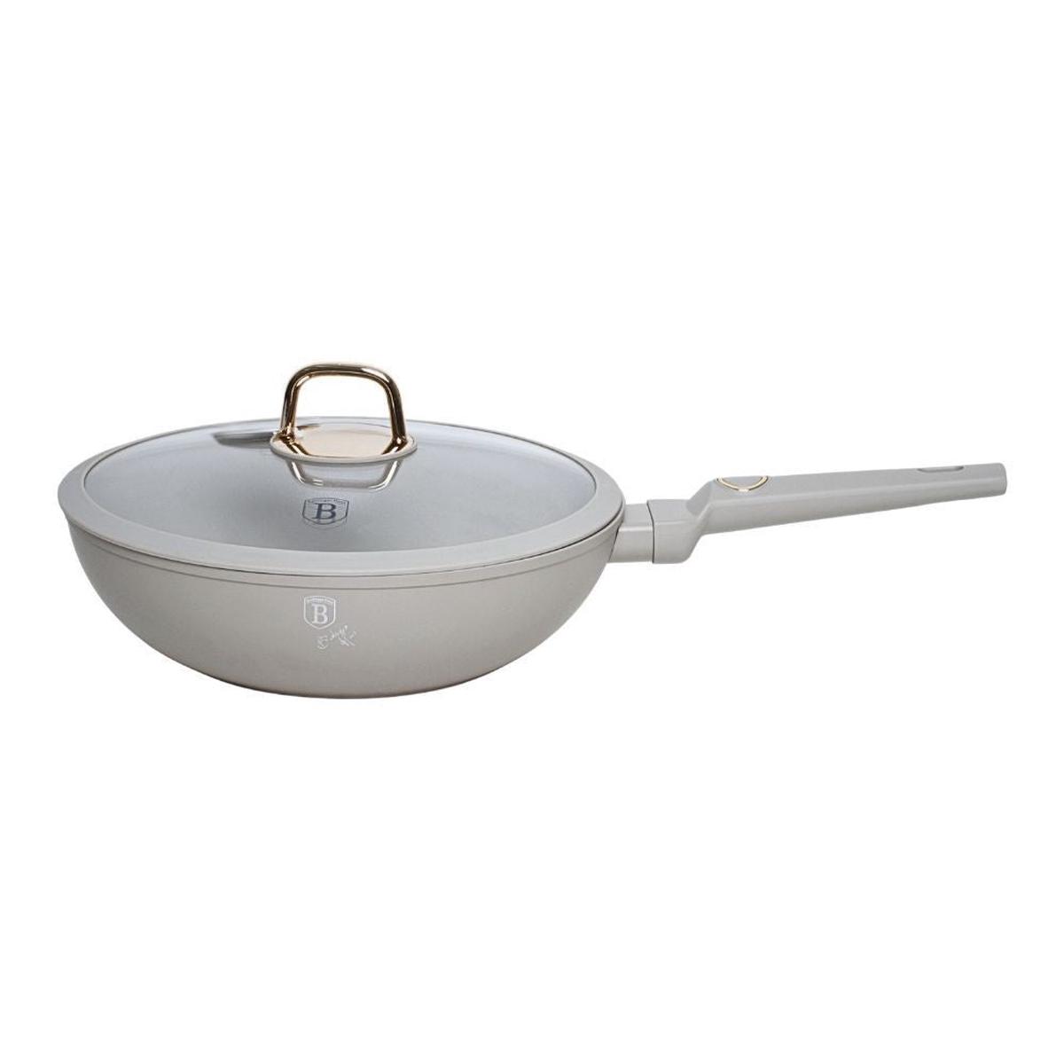 WOK WITH LID 28CM SAHARA A