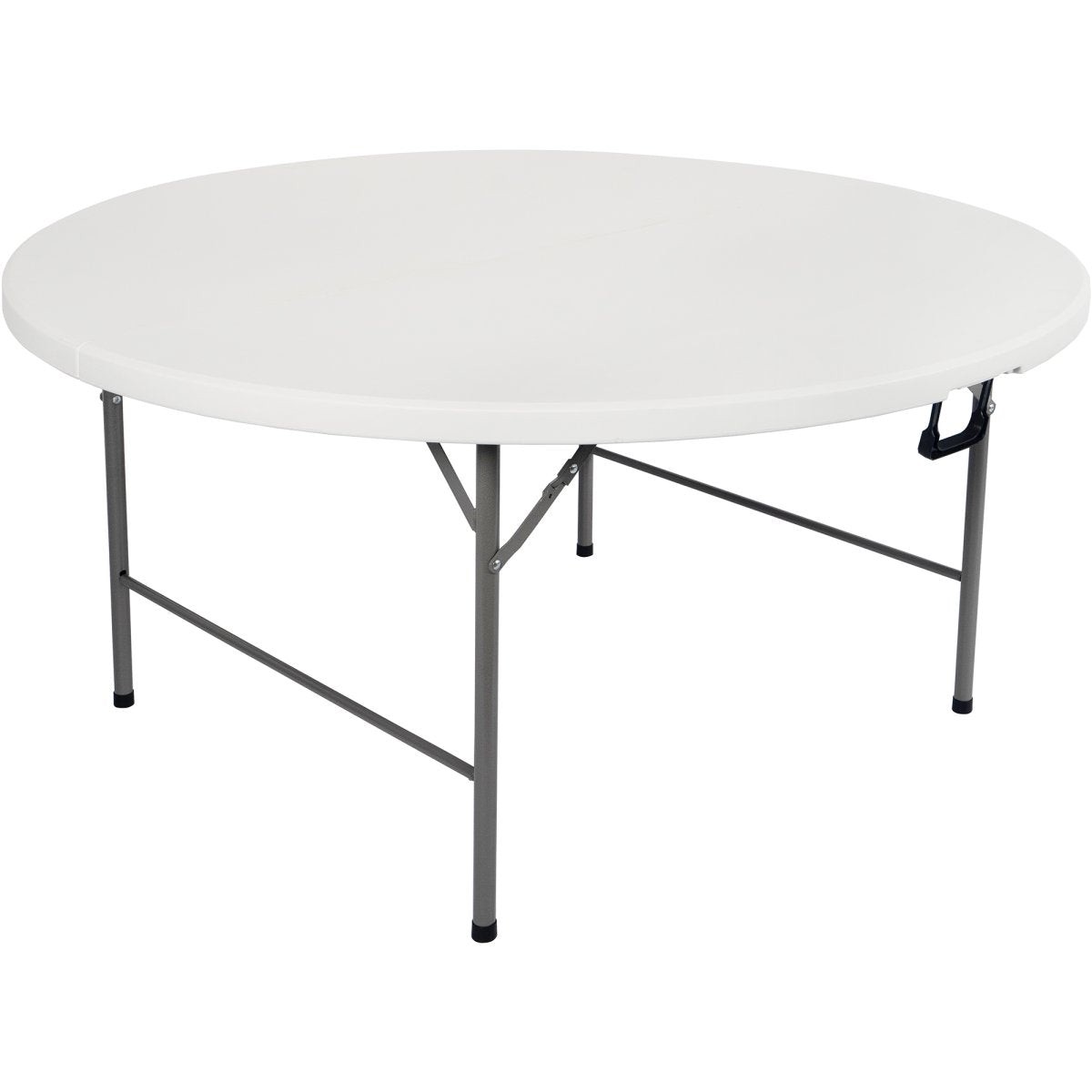 5ft Round Folding Table White | HQZY152